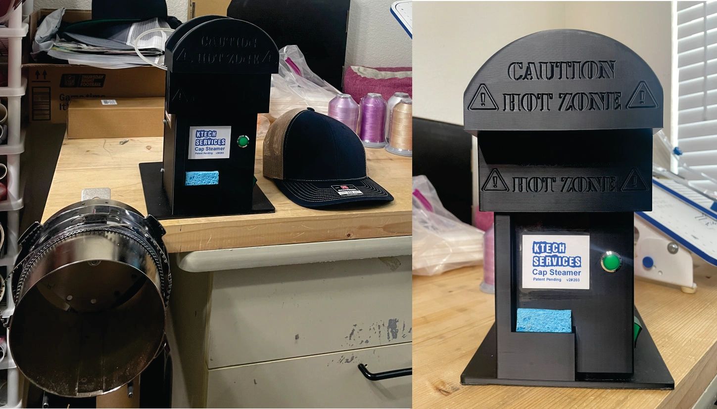 KTech Cap Steamer machine