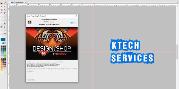 DesignShop digitizing software workspace